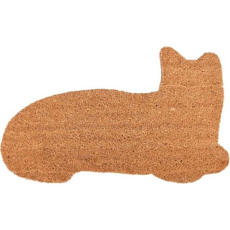 ZERBINO IN COCCO A FORMA DI GATTO 74.5X43CM
