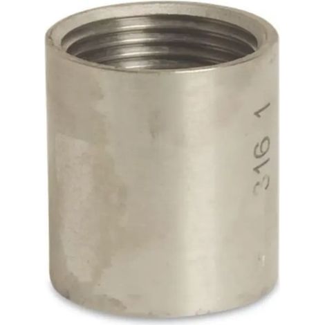 Gewindefitting Edelstahl Muffe 2" IG