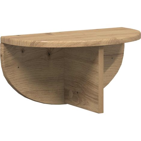 Scaffale da parete Rovere artigianale 38 x 19 x 19 cm vidaXL