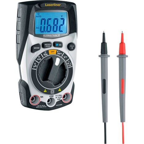 Multímetro de bolsillo XP 0,1 V-600 V AC/DC comprobador de fase LASERLINER (1/5)