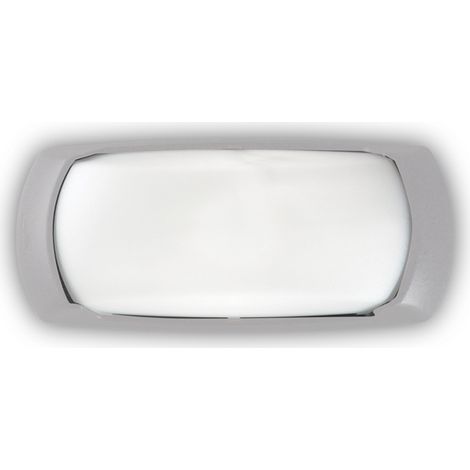 Applique Moderna Felix-2 Materie Plastiche Grigio 1 Luce E27 (1/2)