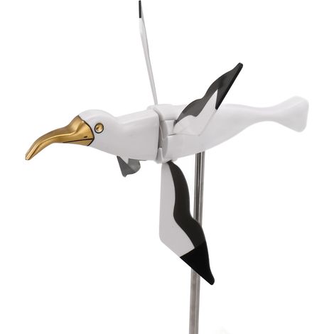 Moulin à vent mouette, cadeau de vacances, décoration de jardin, série Whirligig Asuka (1/4)