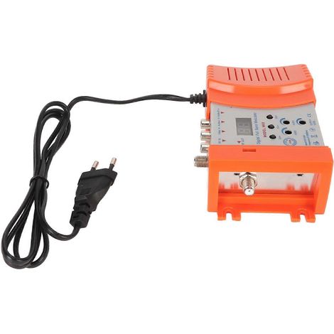 AV-zu-HF-Modulator kompatibel mit VHF, UHF, PAL und NTSC, TV-Link-Modulator mit Digitalanzeige für (1/4)