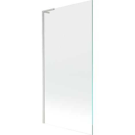 Mexen Next L paroi de baignoire à 1 volet 90 x 150 cm, transparent, nickel brossé - 895-090-000-03-00-97 (1/5)