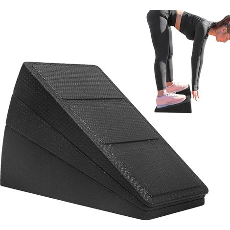 Planche Inclinée Bloc d'Inclinaison Antidérapant Réglable Planche inclinée à étirer les mollets Pour adolescents, fitness, home gym, yoga, pilates, récupération jambes, genoux (1/5)