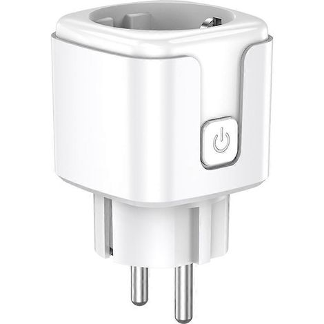 Prise connectée Tuya WiFi 20A (norme UE) avec surveillance de la consommation, minuterie, compatible avec Alexa Home et Yandex. (1/5)