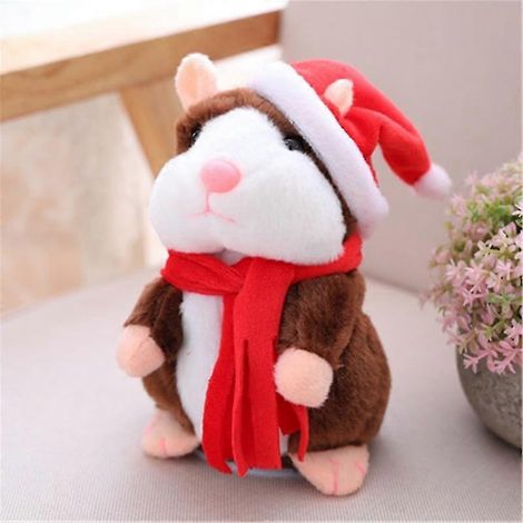 Talking Hamster Plush Toy Repeat You Say Funny Kids Stuffed Toys Talking Record Plush Interactive Toys (1/5)