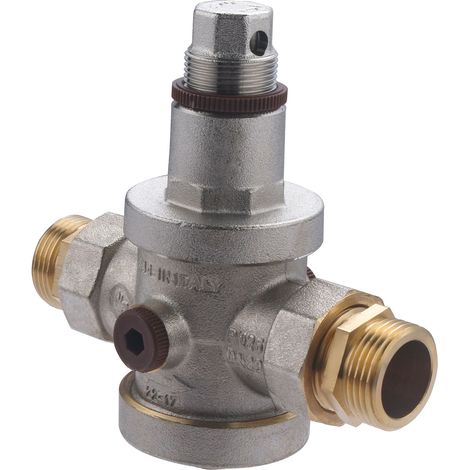 Riduttore di pressione NF doppio maschio M20x27 con presa per manometro NOYON & THIEBAULT