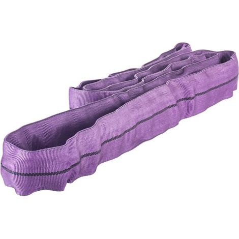 Elingue redonda sin fin 100% poliéster En1492 violeta 1 T longitud útil 2 m