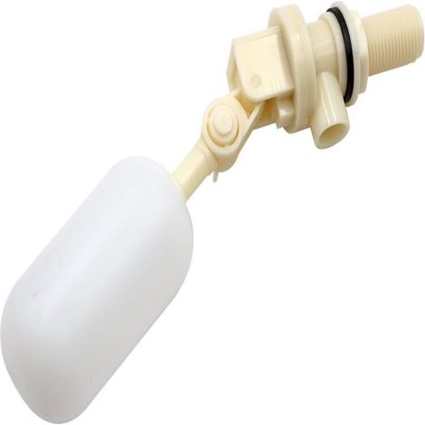 1 Valve flottante, Entrée filetée 1/2 NPT, Bras réglable 180°, PVC, Pour réservoir, Abreuvoir, Aquarium (1/5)
