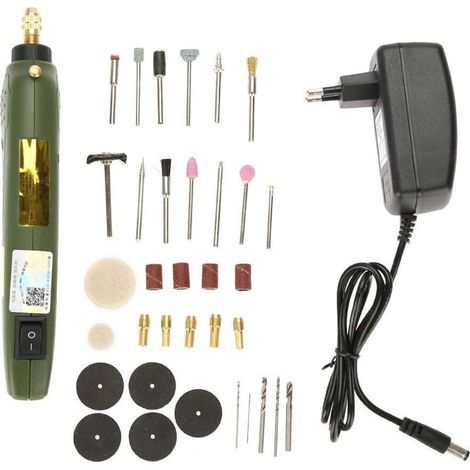 Electric drill kit, electric polishing grinding tool for drilling and polishing (EU Plug 220V) (1/5)