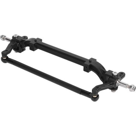 Biellette de direction d'essieu avant sans assistance pour camion tracteur radiocommandé Tamiya série 1/14 (noir) (1/5)