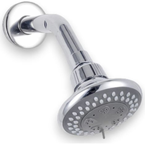 Braccio doccia bagno in abs con soffione a 3 getti regolabili (1/2)