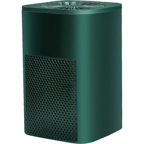 Longziming - Purificateur d'air ionique avec filtre HEPA - Élimine la poussière, la fumée et les odeurs d'animaux - Ultra silencieux - Compact pour la chambre et le bureau - Écologique (1/5)