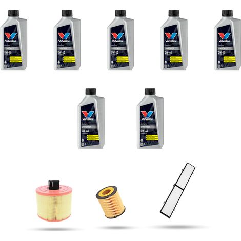 Kit tagliando 3 FILTRI e 7L OLIO compatibile con Bmw Serie 1 (E81,E82,E87,E88) 130i 190kw dal 2009 al 2012 (1/5)