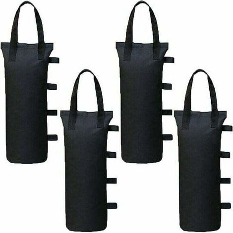 Lot de 4 Poids de Gazebo pour Tonnelle et Pavillon, Sac de Lestage Sable pour Jambes, Tentes Pare-Soleil, Parasol (1/4)