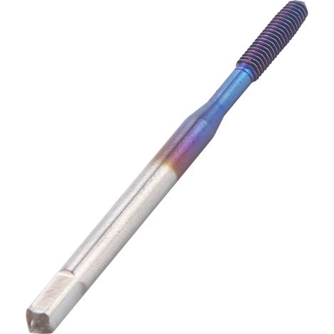 Taraud d'extrusion avec revêtement nano-bleu, outil de filetage métrique pour réparation et fabrication, M2.5 (1/5)