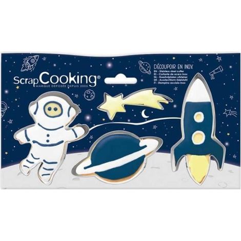 Emporte-pièces Espace x4 - Scrapcooking (1/3)