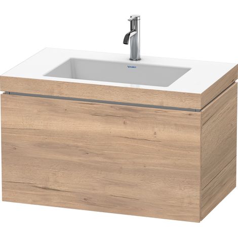 Duravit L-Cube c-bonded Ensemble suspendu, 1 tiroir, sans