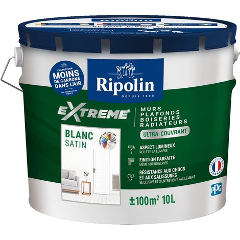 Ripolin monocapa satinado blanco 10 litros pintura mural