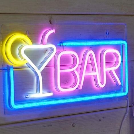 NeonEsque Cocktail Bar LED Neon Sign (1/5)
