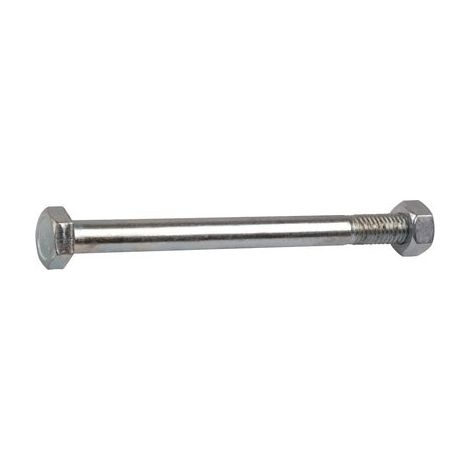 Boulon à tête hexagonale, classe 8.8, Viswood, vendu par 25 pièces, diamètre 16 mm, épaisseur 24 mm, longueur 60 mm, filetage 38 mm (1/2)