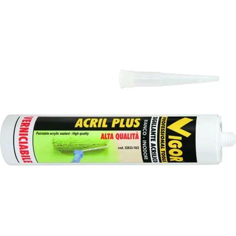 Sigillante Vigor Acril-Plus Grigio Ml. 300 Conf.12Pz