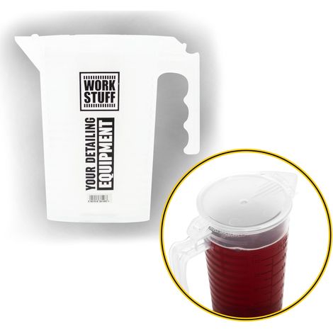 Medida de líquidos con escala Taza medidora de química 500 ml MATERIAL DE TRABAJO (1/3)