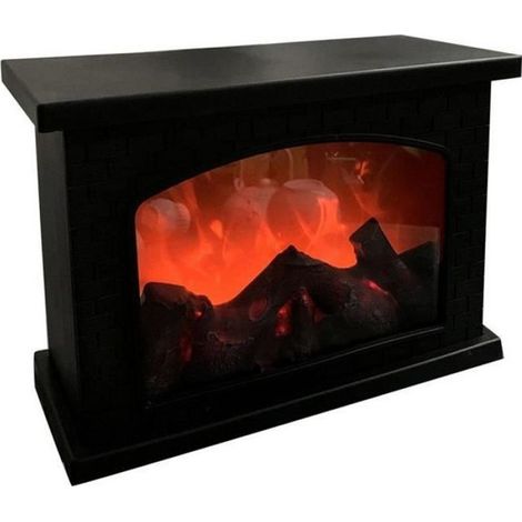 Lampe LED Cheminée - Simulation Flamme Sans Flamme - Décoration Intérieure Rétro pour Salon ou Salle à Manger - 1 Pièce