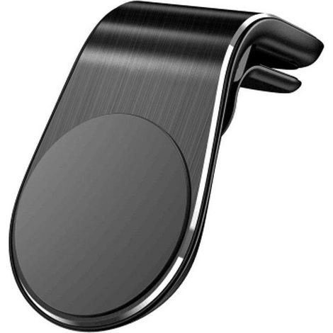 Magnet Lüftungsgitter Handy Halterung Lüftung Universal Magnetisch Auto Lüftungsschlitz Smartphone Halter in Schwarz (1/5)