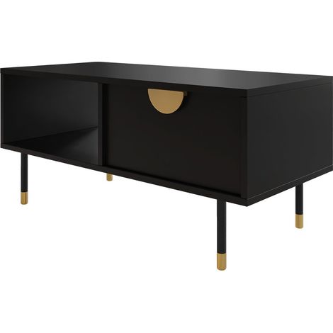 Mesa de centro Comfivo Vitis I , 48x45x100cm, Diámetro: 0, Aglomerado laminado, Angular
