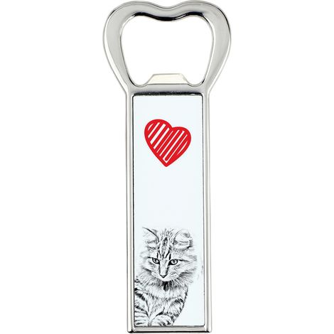 American Bobtail - un apribottiglie con un gatto, un apri-frigo personalizzato, un regalo unico per uomo di Art-Dog (1/5)
