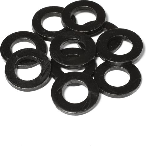 Rondelle plate M6 Noir - Par 100 pièces
