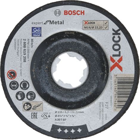 X-Lock Expert Metal Desbaste: 115X6Mm - Bosch (1/4)