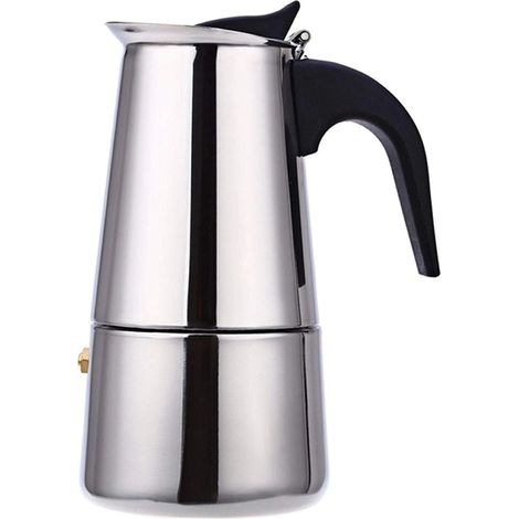 Stainless steel coffee maker for home use, Italian Moka pot, espresso maker, percolator, coffee tools for Latte Stovetop, Shipping from Spain (1/5)