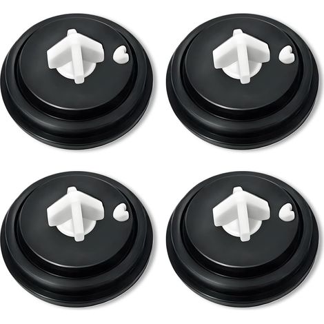 4 Pièces Joint Chasse D'eau WC, Membrane Chasse D'eau, Joints de Diaphragme à Entrée Latérale Remplaçable, Rondelles de Diaphragme en Caoutchouc pour Robinet Flotteur, Universel Toilettes (1/5)