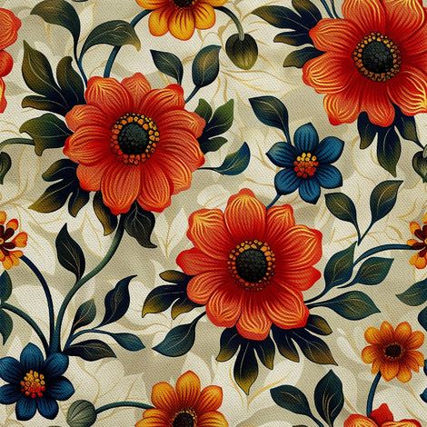 Tela decorativa para exteriores Oxford - Motivo floral I DX5526 (1/5)