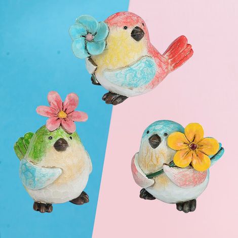 Harz-Vogel-Dekoration, Tierfigur-Dekoration P