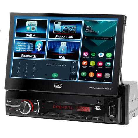 Car Audio Bluetooth 200W TREVI AU09515094 7 pulgadas, Negro (1/4)