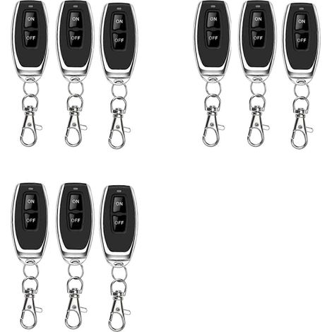 9 interrupteurs de télécommande sans fil RF 433 MHz pour relais 220 V 30 A, éclairage, pompe à poussière, moteur, ventilateur et plus encore (1/5)