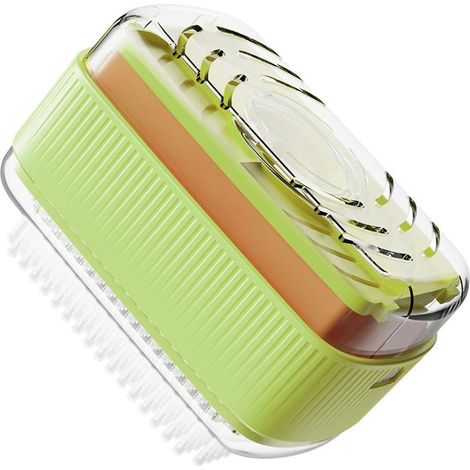 Boîte À Savon Multifonctionnelle - Avec Brosse Roulante Et Bac De Lavage - Pour Salle De Bain Cuisine Gym - 15 X 7 X 2 Cm - 1 Pièce (1/5)