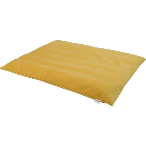 Zabutón, esterilla de meditación de trigo sarraceno - Amarillo (1/3)