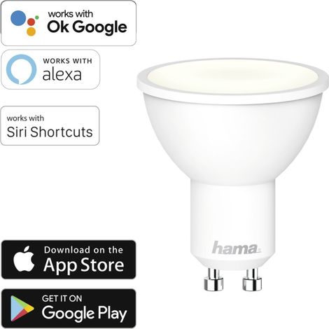 WLAN LED-Lampe GU10 5,5W Weiß dimbar (1/5)