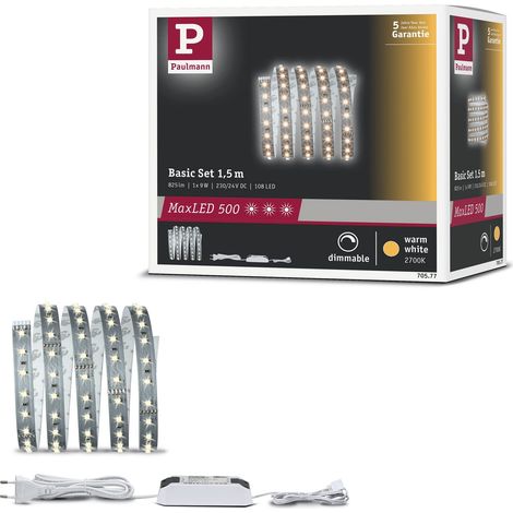 Paulmann 705.77 Strip, Integrato, Argento (1/5)