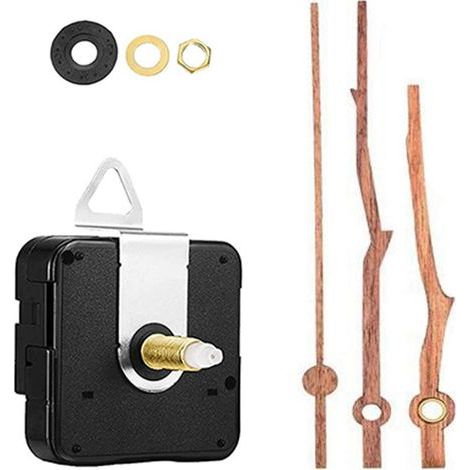 Mécanisme à quartz silencieux pour horloge murale (à monter soi-même). aiguilles de 20 mm. pièces de rechange pour horloge de 30 cm (12 pouces). B (1/5)
