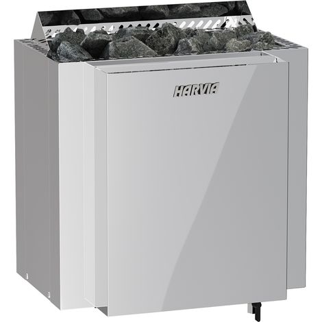 Harvia Qubic Combi BQ60S Steel 6 kW Saunaofen mit Verdampfer Verdampferofen