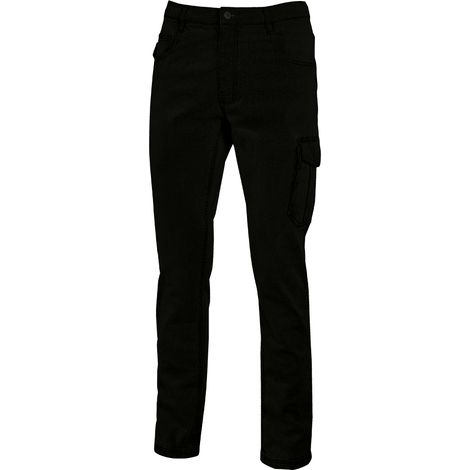 Jeans Da Lavoro Elasticizzato U Power Jam Slim Fit Nero XL