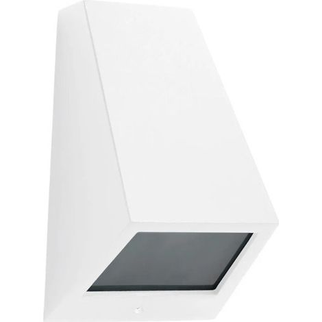 Applique da esterno in noce bianco 8W IP44 Lampada da parete per esterni Lampadina non inclusa (1/4)