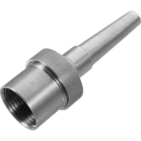 Buse universelle pour fontaine de bassin de jardin, en acier inoxydable argenté, réglable.