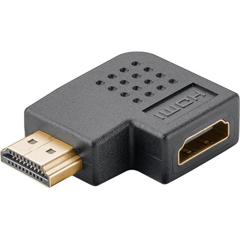 Goobay 65750 adaptador de cable de vídeo HDMI tipo A (Estándar) Negro